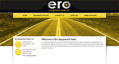 Desktop Screenshot of eroequipmentsales.com