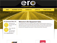 Tablet Screenshot of eroequipmentsales.com